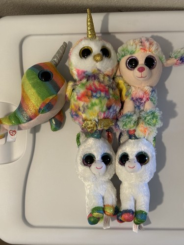 Beanie boos plush lot 5 - beanie,